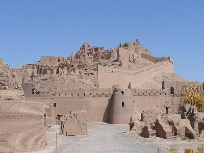 De citadel van Bam in Iran bezoekt u tijdens de rondreis