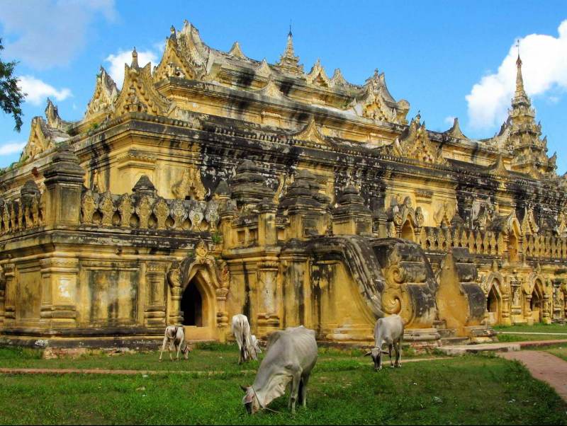 Maha Aungmye Bonzan is een must see tijdens uw rondreis